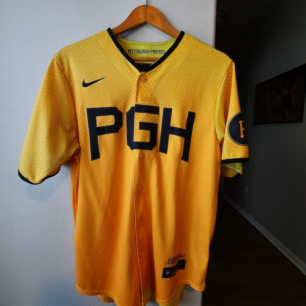 Nike Pittsburgh Pirates Yellow Jersey